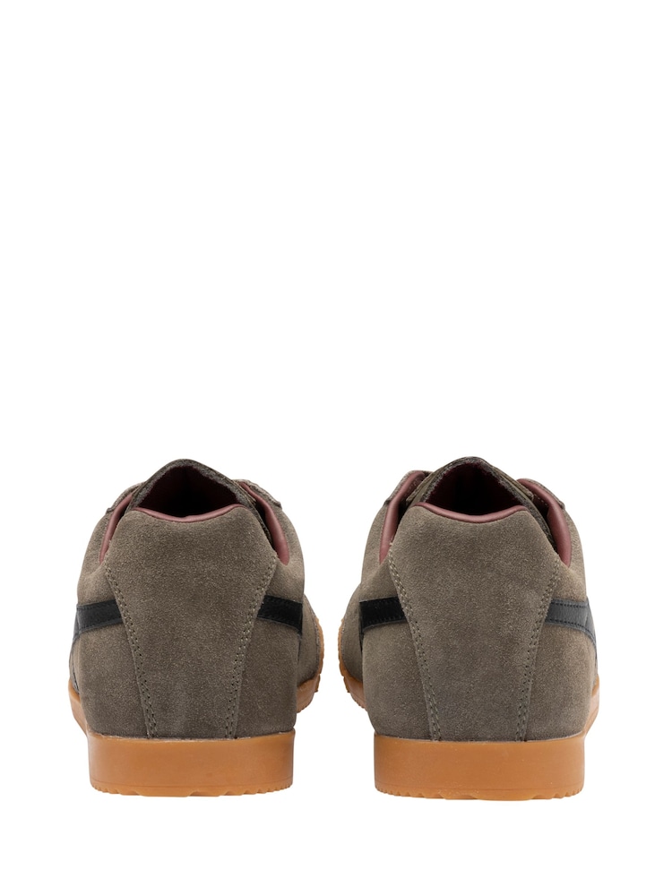 Gola Green Harrier Suede Lace-Up Trainers - Image 4 of 4 Gola Green Harrier Suede Lace-Up Trainers - Image 4 of 4