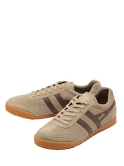 Gola Brown Harrier Suede Lace-Up Trainers - Image 2 of 4