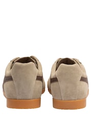 Gola Brown Harrier Suede Lace-Up Trainers - Image 3 of 4