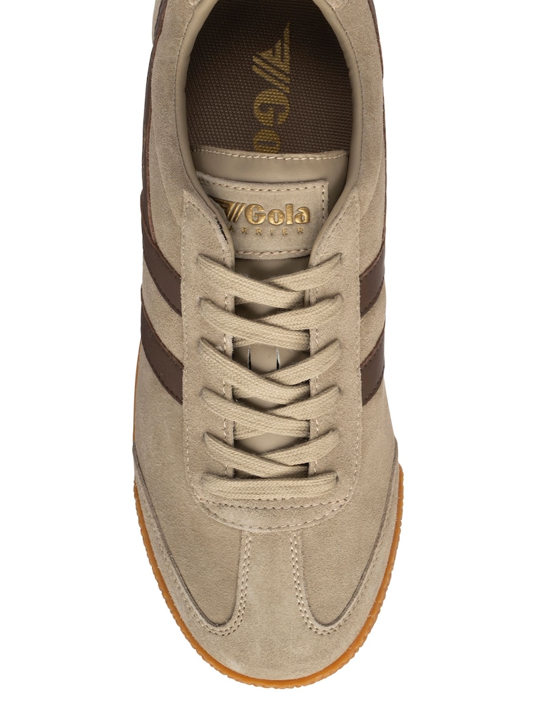 Gola Brown Harrier Suede Lace-Up Trainers - Image 4 of 4 Gola Brown Harrier Suede Lace-Up Trainers - Image 4 of 4