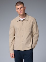 Neutral Lightweight Stretch Shacket - Image 1 of 4