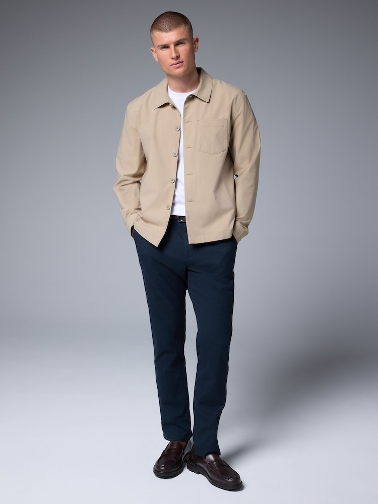 Neutral Lightweight Stretch Shacket - Image 2 of 4