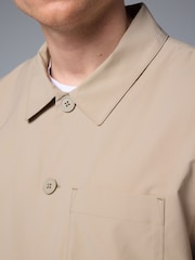 Neutral Lightweight Stretch Shacket - Image 4 of 4