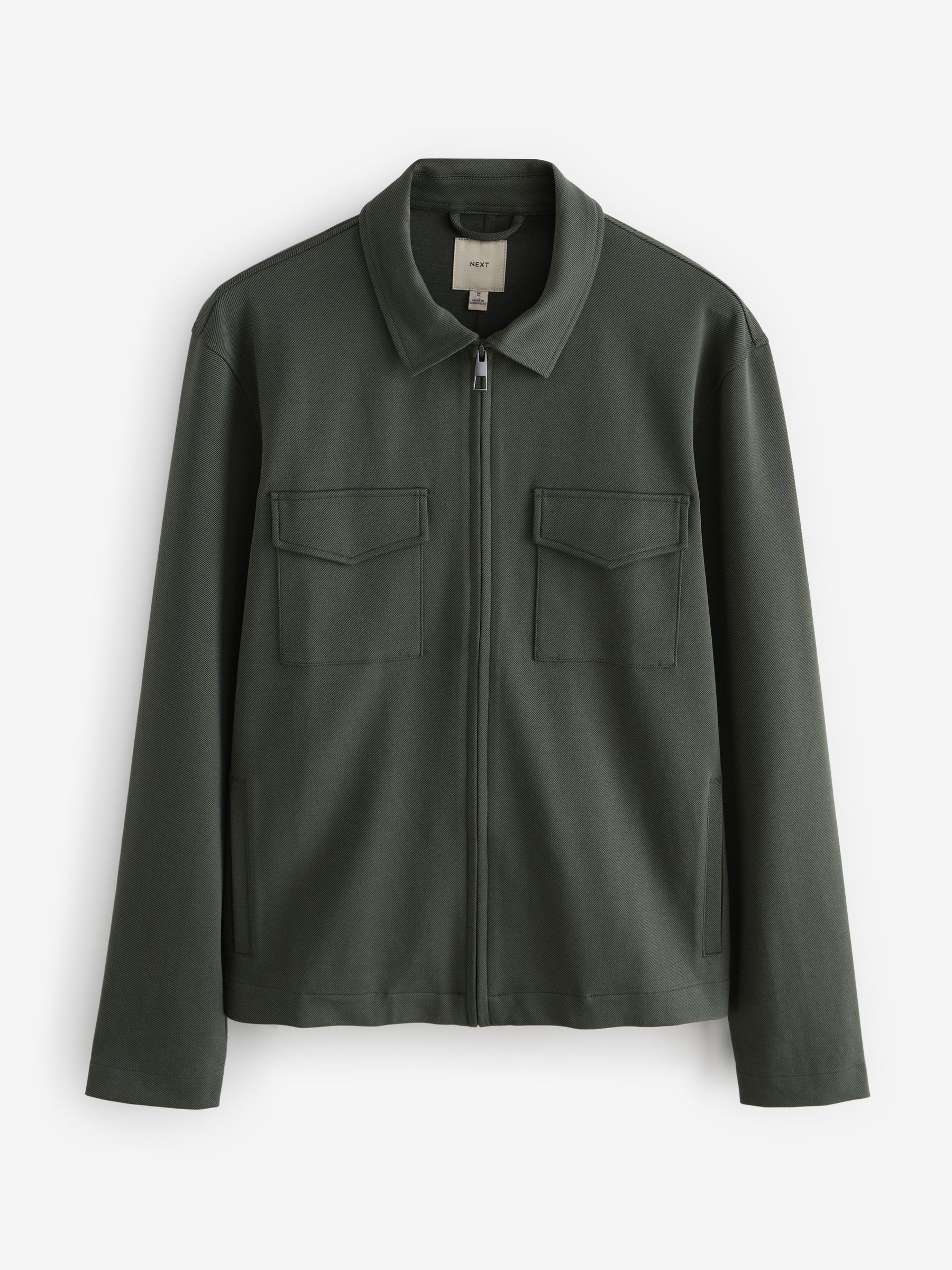 Buy Khaki Green Jersey Jacket from the Next UK online shop