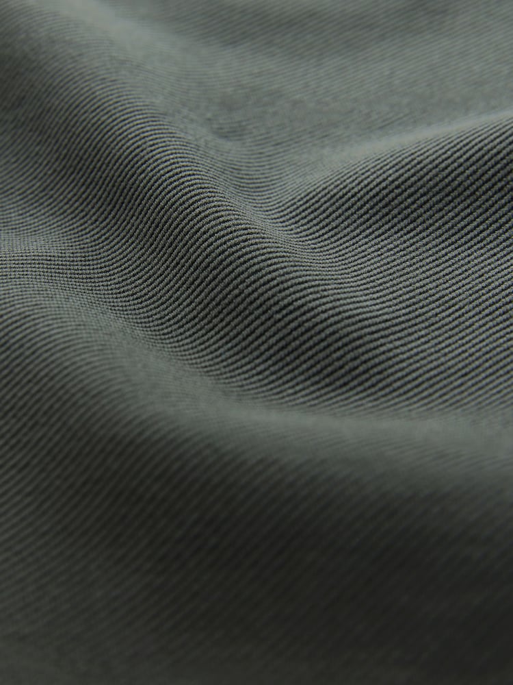 Khaki Green Jersey Shacket - Image 9 of 9