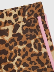 Conjunto de camiseta y pantalón corto con estampado de leopardo de River Island - Imagen 4 de 5