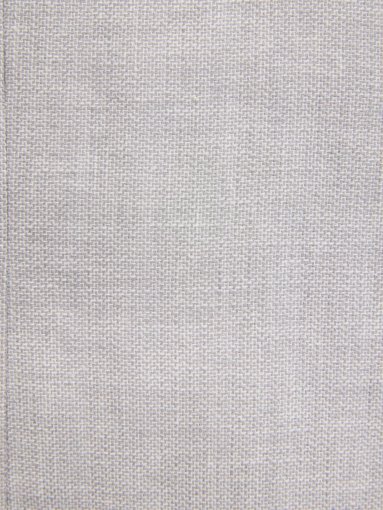 Light Grey Regular Fit Textured Linen Blend Blazer - Image 12 of 12