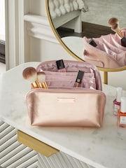 Fold Out Multi Section Makeup Bag - Image 1 of 7