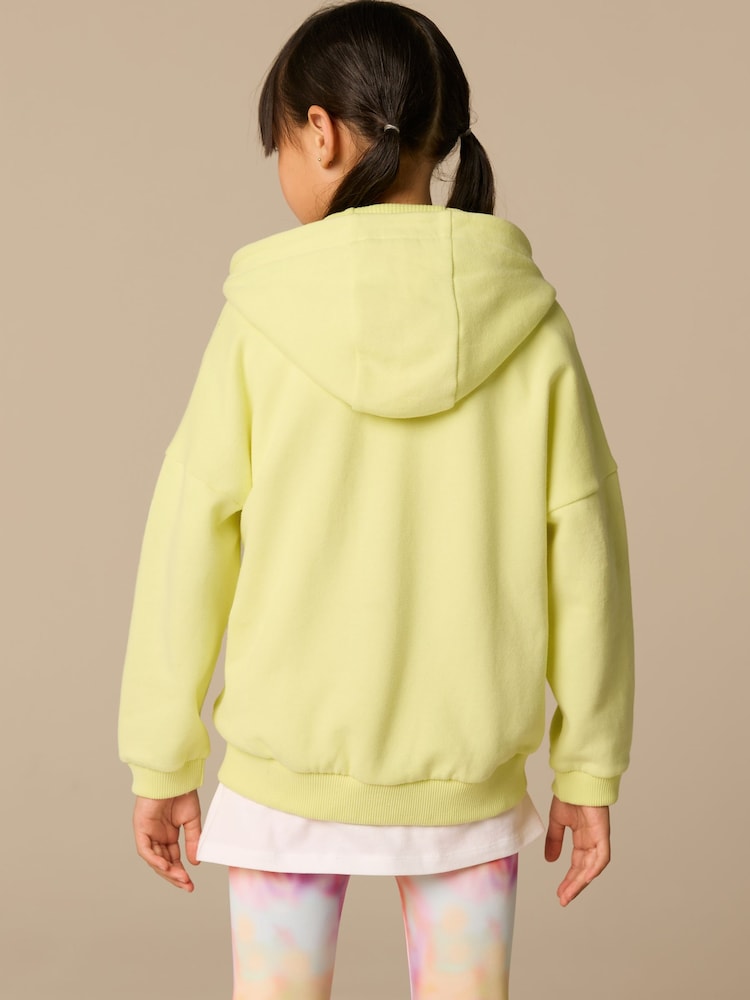 Yellow Zip Through Hoodie (3-16yrs) - Image 3 of 8