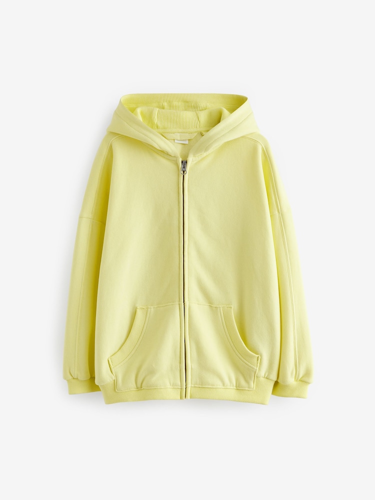 Yellow Zip Through Hoodie (3-16yrs) - Image 5 of 8