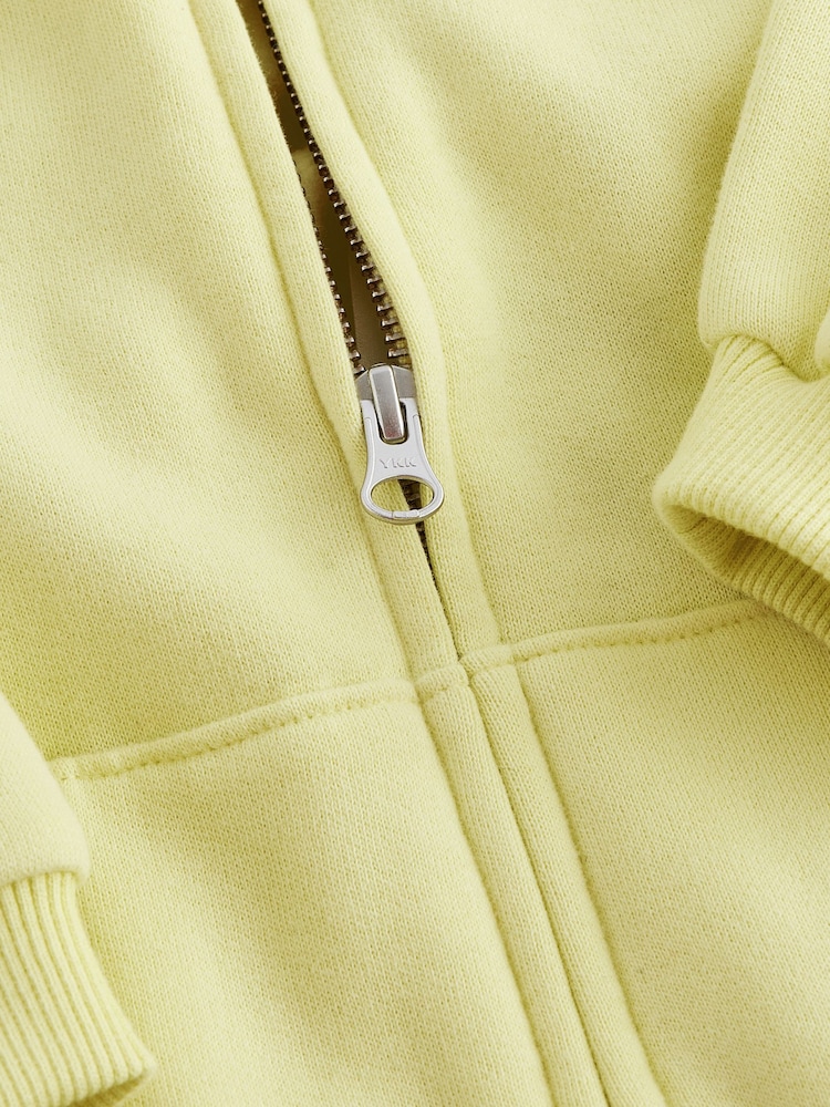 Yellow Zip Through Hoodie (3-16yrs) - Image 7 of 8