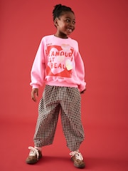 Pink Sequin Hearts Sweatshirt (3-16yrs) - Image 2 of 7