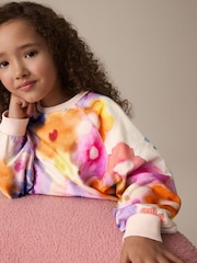 Multi Floral Print Sweatshirt (3-16yrs) - Image 5 of 9