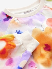 Multi Floral Print Sweatshirt (3-16yrs) - Image 8 of 9