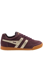 Gola Brown Harrier Mirror Lace-Up Trainers - Image 1 of 4