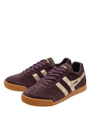 Gola Brown Harrier Mirror Lace-Up Trainers - Image 2 of 4
