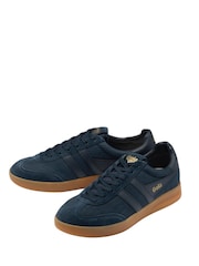Gola Blue Cyclone Marque Lace-Up Trainers - Image 2 of 4