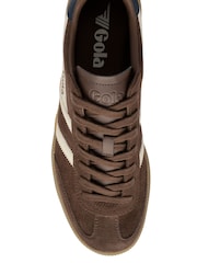 Gola Brown Viper Suede Lace-Up Trainers - Image 4 of 4