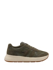 Gola Green Seattle Lace-Up Trainers - Image 1 of 4