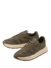 Gola Green Seattle Lace-Up Trainers - Image 2 of 4