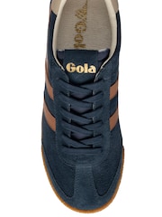 Gola Blue Elan Suede Lace-Up Trainers - Image 4 of 4