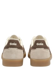 Gola Off White Viper Leather Lace-Up Trainers - Image 3 of 4