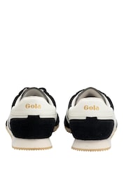 Gola Black Sprinter Suede Lace-Up Trainers - Image 3 of 4