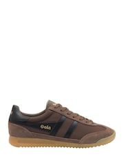 Gola Brown Tornado Lace-Up Trainers - Image 1 of 4