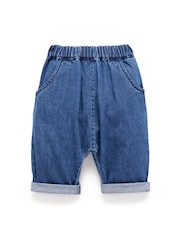 Purebaby Chambray Denim Slouchy Trousers - Imagen 3 de 7