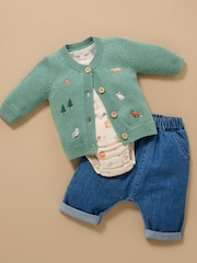 Purebaby Chambray Denim Slouchy Trousers - Imagen 4 de 7