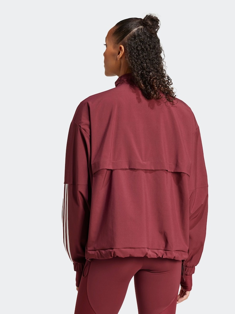 adidas Red Hyperglam Windbreaker - Image 2 of 6
