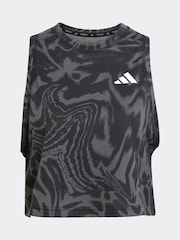 adidas Black Train Essential Minimal All Over Print Vest - Image 6 of 6