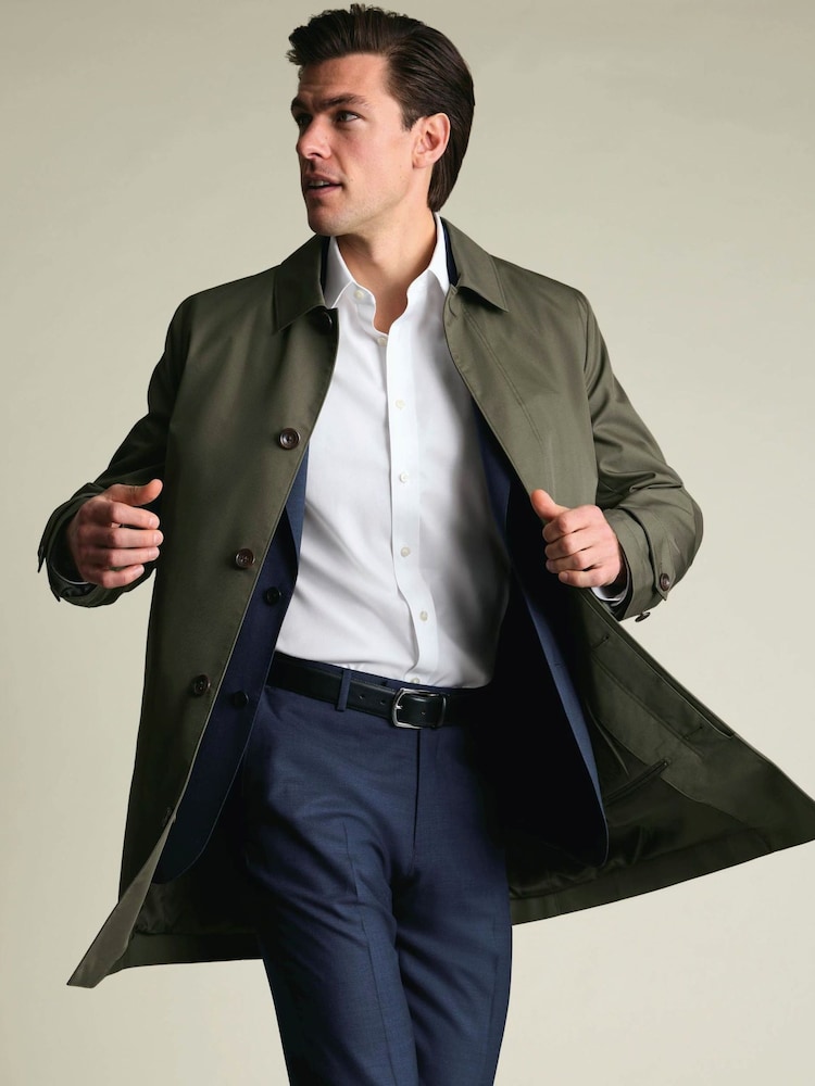 Grün - Charles Tyrwhitt Showerproof Raincoat - Bild 1 von 4 Grün - Charles Tyrwhitt Showerproof Raincoat - Bild 1 von 4