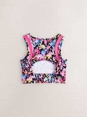Multi Black Sports Crop Top (5-16yrs) - Image 5 of 7