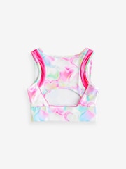 Multi Pink Heart Sports Crop Top (5-16yrs) - Image 5 of 7