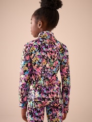 Negro multicolor - Chaqueta deportiva con cremallera (3-16años) - Imagen 2 de 9