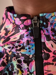 Negro multicolor - Chaqueta deportiva con cremallera (3-16años) - Imagen 4 de 9