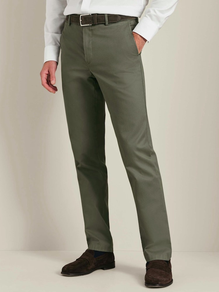 Жасыл - Кәдімгі пішін - Charles Tyrwhitt ең жақсы темір емес чиностары - 10суретінің 2 суреті
