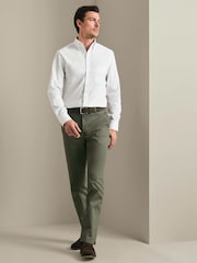 Жасыл - Кәдімгі пішін - Charles Tyrwhitt ең жақсы темір емес чиностары - 10суретінің 4 суреті