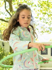 Mountain Warehouse Dark Green Exodus Kids Printed Water-Resistant Softshell Jacket - Image 1 of 6