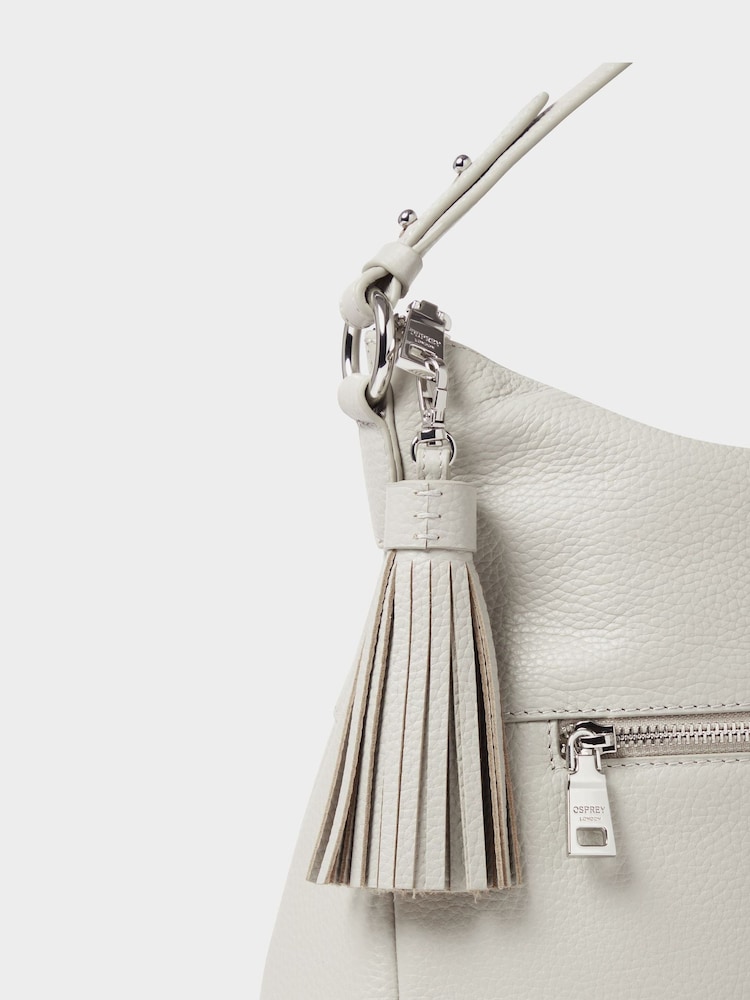 Osprey London Natural Leather Hobo Bag - Image 5 of 5 Osprey London Natural Leather Hobo Bag - Image 5 of 5