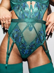 Ann Summers Forbidden Flora Shimmer Embroidery Padded Body - Bilde 4 av 6