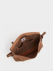 Osprey London Brown The Clayton Leather Messenger Bag - Image 4 of 5