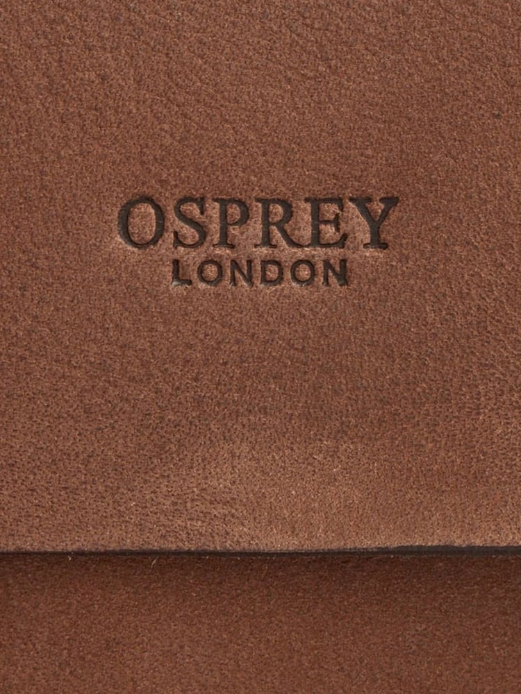 Osprey London Brown The Clayton Leather Messenger Bag - Image 5 of 5 Osprey London Brown The Clayton Leather Messenger Bag - Image 5 of 5