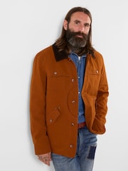 Joe Browns Brown Cut Above Canvas Workwear Jacket - Image 3 of 9