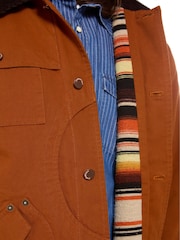 Joe Browns Brown Cut Above Canvas Workwear Jacket - Image 5 of 9