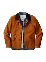 Joe Browns Brown Cut Above Canvas Workwear Jacket - Image 8 of 9