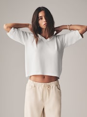 The Set 3 Pack Knitted V-Neck T-Shirt - صورة 5 من 11