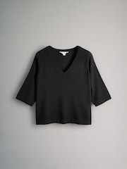 The Set 3 Pack Knitted V-Neck T-Shirt - صورة 8 من 11