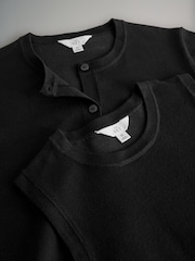 The Set Black 2 Piece Vest & Cardigan Set - Image 10 of 11